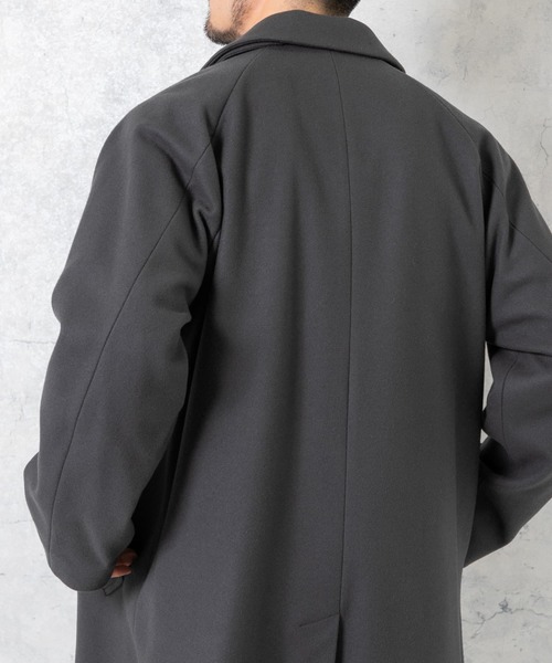 URBAN RESEARCH ROSSO MEN（アーバンリサーチロッソメン）の「『XLサイズあり』Bellandiメルトンバルマカーンコート（その他アウター・メンズ・ブラック/モカ/チャコールグレー・X-LARGE/LARGE/MEDIUM）」の12枚目の写真