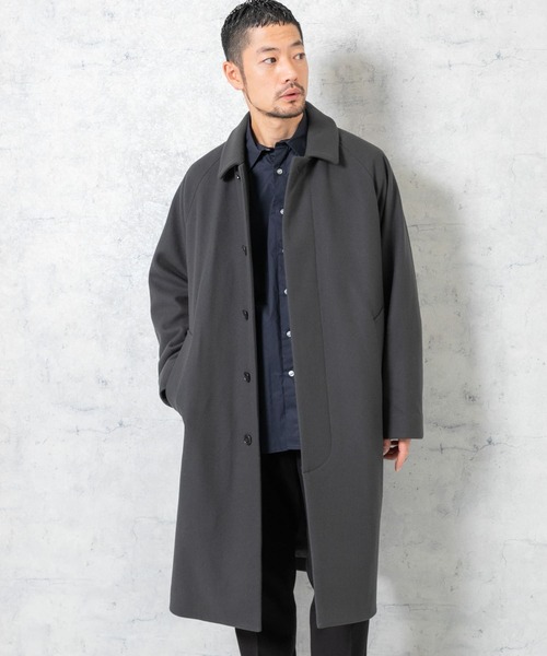 URBAN RESEARCH ROSSO MEN（アーバンリサーチロッソメン）の「『XLサイズあり』Bellandiメルトンバルマカーンコート（その他アウター・メンズ・ブラック/モカ/チャコールグレー・X-LARGE/LARGE/MEDIUM）」の14枚目の写真