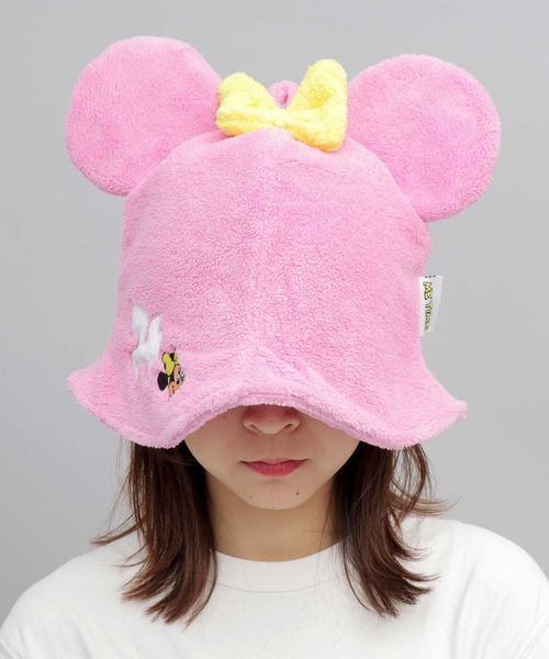 Disney(ディズニー)の「ディズニーキャラクターズ サウナハット(ミッキーマウス ミニーマウス ドナルドダック クマのプーさん リトル・グリーン・メン)(ハット・レディース・イエロー/グリーン/ピンク/ホワイト/グリーン系その他/ブラック・FREE)」の20枚目の写真