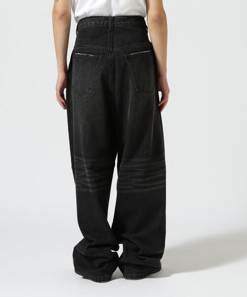 WHITELAND（ホワイトランド）の「WHITELAND/ホワイトランド/WIDE DENIM（デニムパンツ・メンズ・ブラック/その他4・M/L/XS）」の6枚目の写真