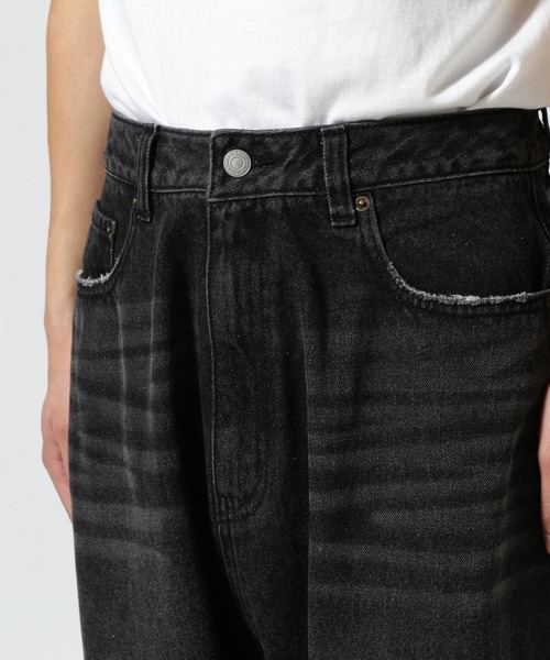 WHITELAND（ホワイトランド）の「WHITELAND/ホワイトランド/WIDE DENIM（デニムパンツ・メンズ・ブラック/その他4・M/L/XS）」の7枚目の写真