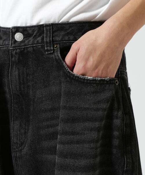 WHITELAND（ホワイトランド）の「WHITELAND/ホワイトランド/WIDE DENIM（デニムパンツ・メンズ・ブラック/その他4・M/L/XS）」の8枚目の写真