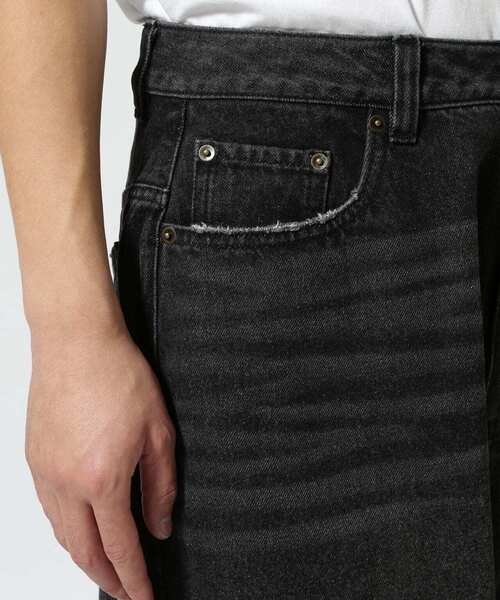 WHITELAND（ホワイトランド）の「WHITELAND/ホワイトランド/WIDE DENIM（デニムパンツ・メンズ・ブラック/その他4・M/L/XS）」の9枚目の写真