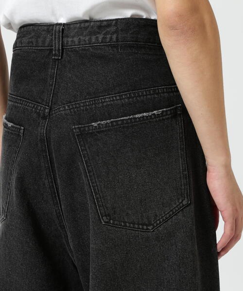 WHITELAND（ホワイトランド）の「WHITELAND/ホワイトランド/WIDE DENIM（デニムパンツ・メンズ・ブラック/その他4・M/L/XS）」の11枚目の写真