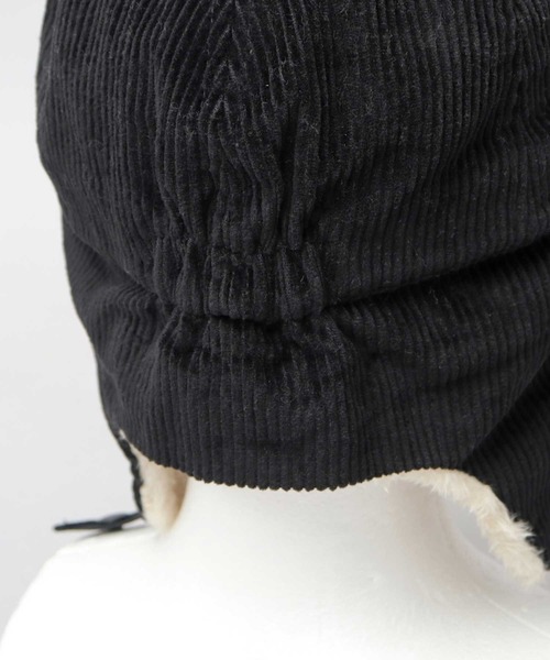 COLEMAN（コールマン）の「イヤーフラップ付き コーデュロイ フライトキャップ（キャップ・メンズ・ベージュ/ブラック/ブラウン/アイボリー・FREE）」の20枚目の写真