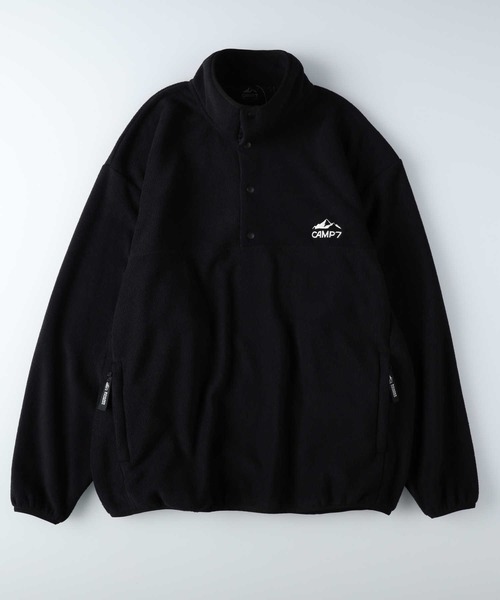 CAMP7(キャンプセブン)の「【CAMP7】抗菌防臭ハーフスナップフリーストレーナー(スウェット・メンズ・オフホワイト/ブラック/グレー・M/L/XL)」の14枚目の写真
