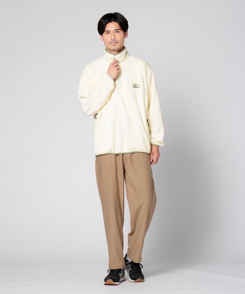 CAMP7(キャンプセブン)の「【CAMP7】抗菌防臭ハーフスナップフリーストレーナー(スウェット・メンズ・オフホワイト/ブラック/グレー・M/L/XL)」の7枚目の写真