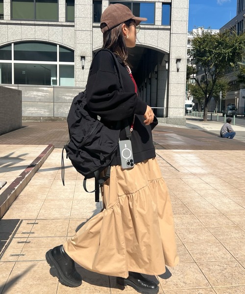 VICKY(ビッキー)の「【KOREAN ITEM】防水防汚巾着リュック(バックパック/リュック・レディース・ブラック/オフホワイト・FREE)」の10枚目の写真