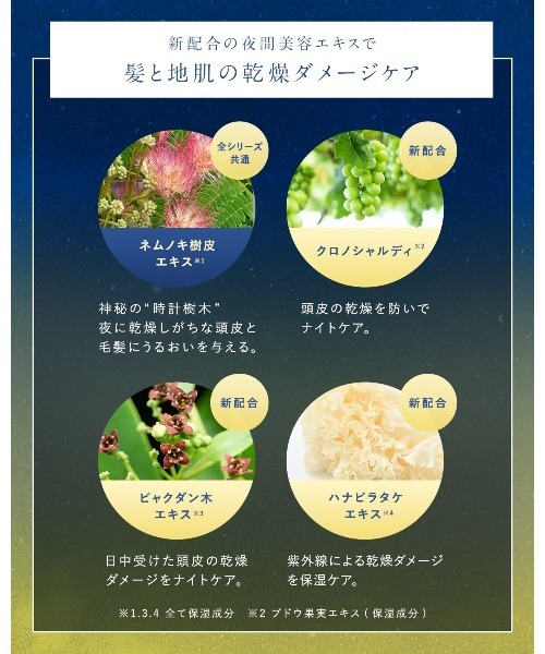 YOLU（ヨル）の「YOLU ヨル ディープナイトリペア シャンプー トリートメント セット（シャンプー・レディース・ディープナイトリペア・FREE）」の9枚目の写真