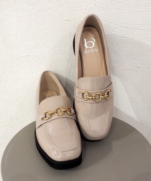 byあしながおじさん(バイアシナガオジサン)の「晴雨兼用|ビットローファー 8750427(ローファー・レディース・ブラック/ピンク/アイボリー/グレイッシュベージュ/ダークブラウン/ダークベージュ・23.0cm/23.5cm/22.5cm/24.0cm/24.5cm)」の4枚目の写真