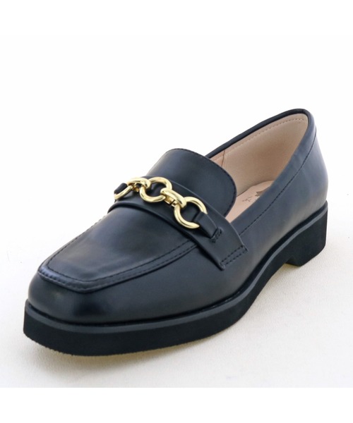 byあしながおじさん(バイアシナガオジサン)の「晴雨兼用|ビットローファー 8750427(ローファー・レディース・ブラック/ピンク/アイボリー/グレイッシュベージュ/ダークブラウン/ダークベージュ・23.0cm/23.5cm/22.5cm/24.0cm/24.5cm)」の11枚目の写真