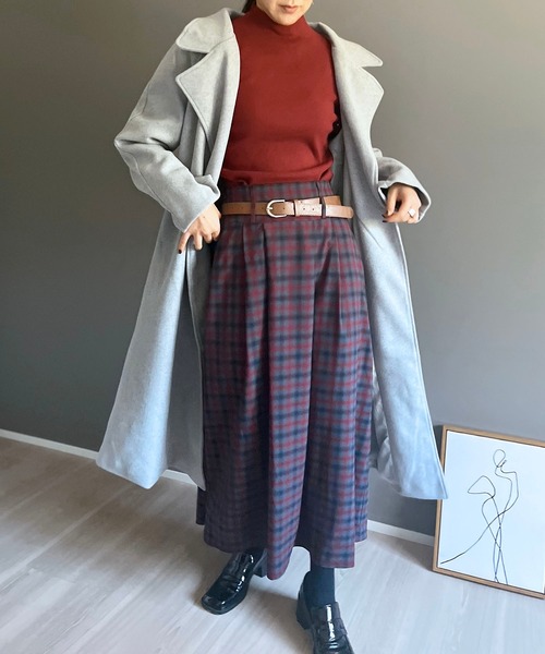 Jewelobe(ジュエローブ)の「起毛チェスターコート(チェスターコート・レディース・ブラウン/ブラック/ベージュ/アイボリー/グレー・FREE)」の15枚目の写真
