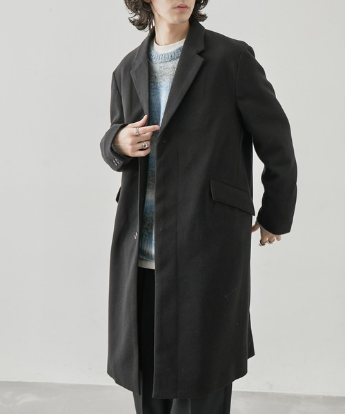 j.n.r.d(ジェー・エヌ・アール・ディー)の「j.n.r.d/チェスターコート(チェスターコート・メンズ・ブラック/ブルー/ベージュ系その他・L/LL/M/S)」の5枚目の写真