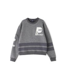 PEARLY GATES（パーリーゲイツ）の「タンデム裏毛ボーダー クルー