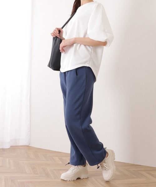 DAYRA(デイラ)の「ドロスト付き裏起毛ワイドイージーパンツ(その他パンツ・レディース・ネイビー/ブラック/ライトグレー・H/F/P/J/R/N)」の21枚目の写真