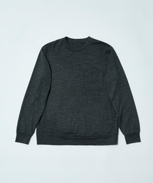 【DUNLOP REFINED】SUPER100’S 2/72WOOL WASHABLE POCKET TEE