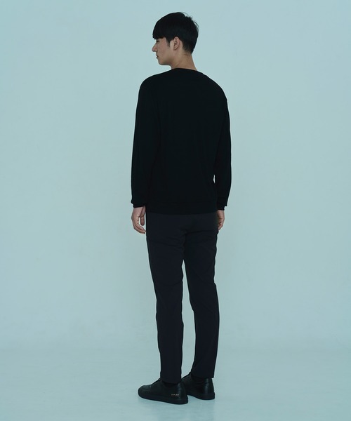 DUNLOP REFINED(ダンロップリファインド)の「【DUNLOP REFINED】SUPER100’S 2/72WOOL WASHABLE POCKET TEE(Tシャツ/カットソー・メンズ・ブラック/チャコール/ベージュ・XL/M/L)」の12枚目の写真