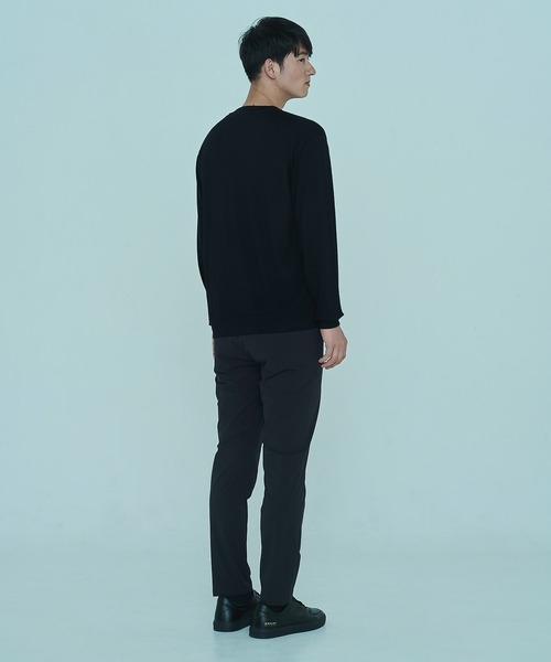 DUNLOP REFINED(ダンロップリファインド)の「【DUNLOP REFINED】SUPER100’S 2/72WOOL WASHABLE POCKET TEE(Tシャツ/カットソー・メンズ・ブラック/チャコール/ベージュ・XL/M/L)」の13枚目の写真