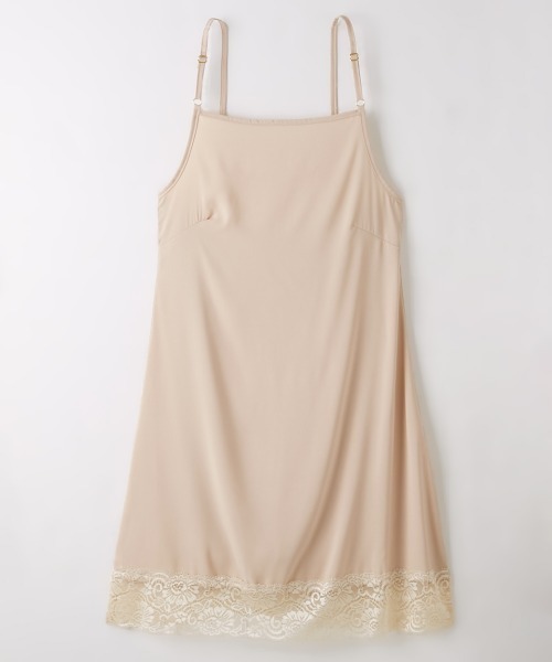 marun(マルン)の「<大きいサイズ> インナーワンピース marun(ワンピース・レディース・ベージュ/ブラック・L/LL/3L/4L/5L)」の3枚目の写真