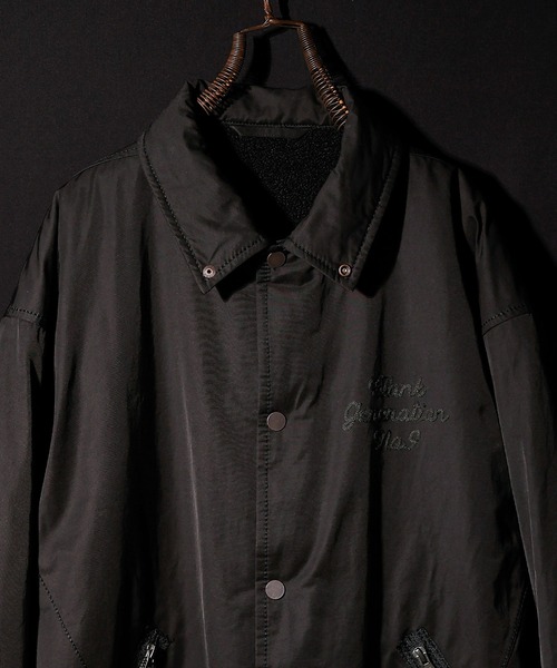 NUMBER (N)INE（ナンバーナイン）の「NUMBER (N)INE/ナンバーナイン SLIGHT SHEEN TWILL COACH JACKET（ナイロンジャケット・メンズ・ブラック/ライトグレー系・3/4/2）」の10枚目の写真