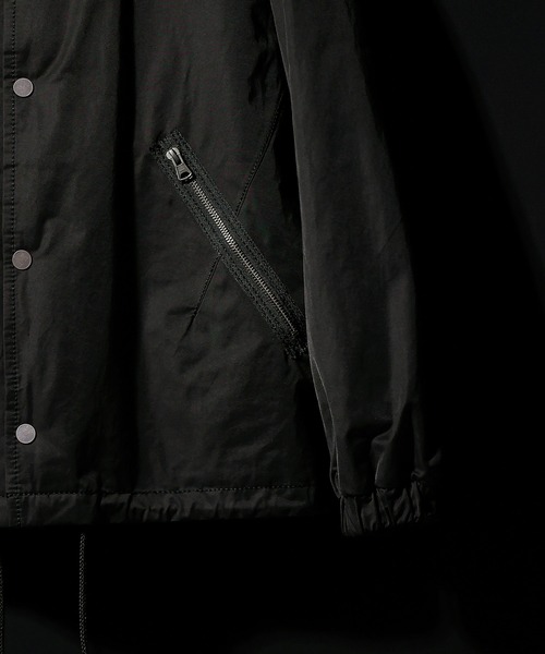 NUMBER (N)INE（ナンバーナイン）の「NUMBER (N)INE/ナンバーナイン SLIGHT SHEEN TWILL COACH JACKET（ナイロンジャケット・メンズ・ブラック/ライトグレー系・3/4/2）」の12枚目の写真