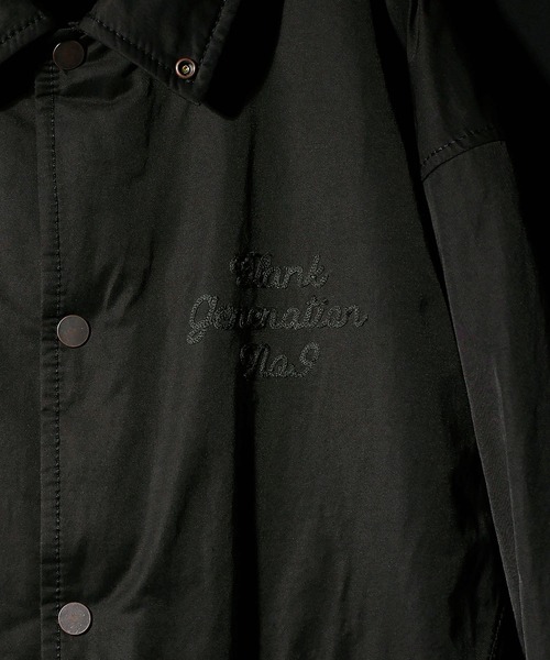 NUMBER (N)INE（ナンバーナイン）の「NUMBER (N)INE/ナンバーナイン SLIGHT SHEEN TWILL COACH JACKET（ナイロンジャケット・メンズ・ブラック/ライトグレー系・3/4/2）」の13枚目の写真