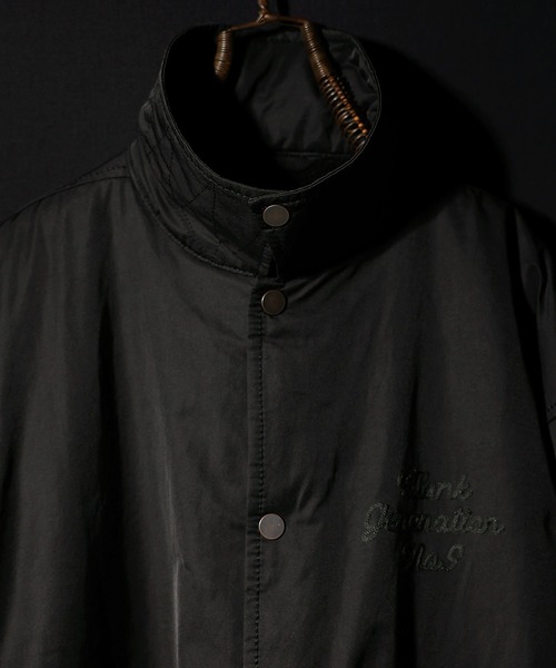 NUMBER (N)INE（ナンバーナイン）の「NUMBER (N)INE/ナンバーナイン SLIGHT SHEEN TWILL COACH JACKET（ナイロンジャケット・メンズ・ブラック/ライトグレー系・3/4/2）」の14枚目の写真