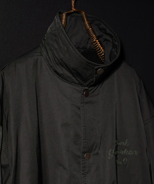 NUMBER (N)INE（ナンバーナイン）の「NUMBER (N)INE/ナンバーナイン SLIGHT SHEEN TWILL COACH JACKET（ナイロンジャケット・メンズ・ブラック/ライトグレー系・3/4/2）」の15枚目の写真
