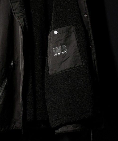 NUMBER (N)INE（ナンバーナイン）の「NUMBER (N)INE/ナンバーナイン SLIGHT SHEEN TWILL COACH JACKET（ナイロンジャケット・メンズ・ブラック/ライトグレー系・3/4/2）」の16枚目の写真