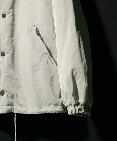 NUMBER (N)INE（ナンバーナイン）の「NUMBER (N)INE/ナンバーナイン SLIGHT SHEEN TWILL COACH JACKET（ナイロンジャケット・メンズ・ブラック/ライトグレー系・3/4/2）」の22枚目の写真