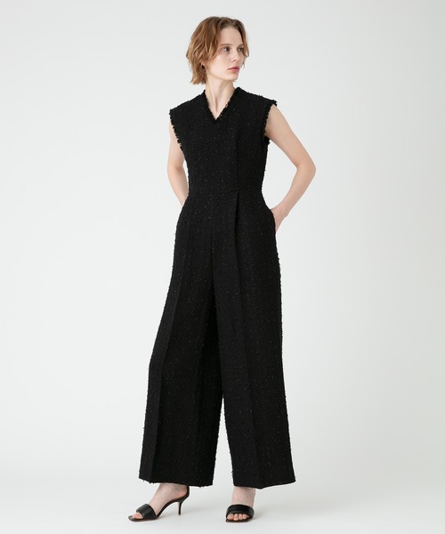 p*o様 ルルウィルビー　LOULOU WILLOUGHBY パピヨンツイードジ セール】【LOULOU WILLOUGHBY】パピヨンツイードオールインワン