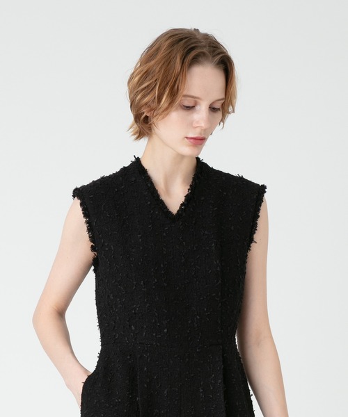 p*o様 ルルウィルビー　LOULOU WILLOUGHBY パピヨンツイードジ セール】【LOULOU WILLOUGHBY】パピヨンツイードオールインワン