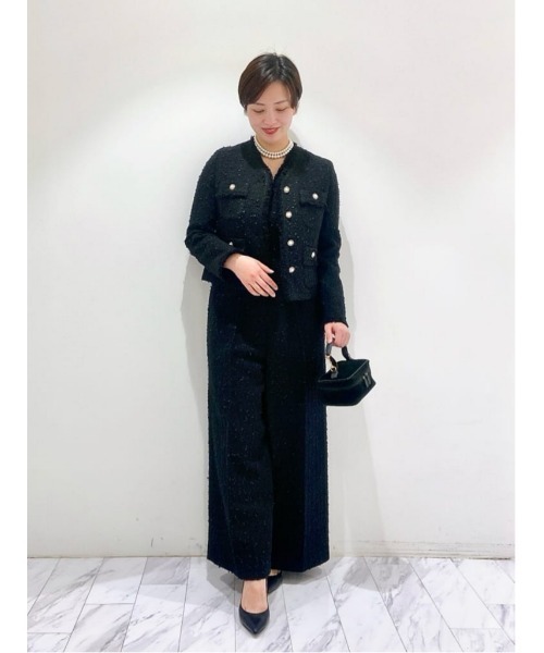 セール】【LOULOU WILLOUGHBY】パピヨンツイードオールインワン