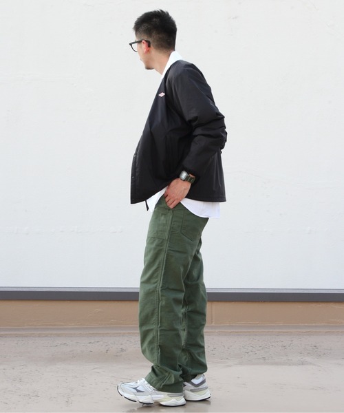 DANTON（ダントン）の「DANTON/ダントン　インサレーションジャケット　INSULATION JACKET(メンズ）　DT-A0483 SBT（ノーカラージャケット・メンズ・ネイビー/ブラック/ライトベージュ・M/L/XL）」の7枚目の写真