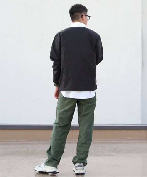 DANTON（ダントン）の「DANTON/ダントン　インサレーションジャケット　INSULATION JACKET(メンズ）　DT-A0483 SBT（ノーカラージャケット・メンズ・ネイビー/ブラック/ライトベージュ・M/L/XL）」の8枚目の写真