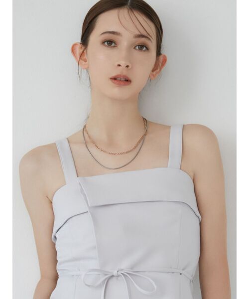 MURUA（ムルーア）の「ミックスチェーンネックレス（ネックレス・レディース・ゴールド/シルバー・FREE）」の3枚目の写真