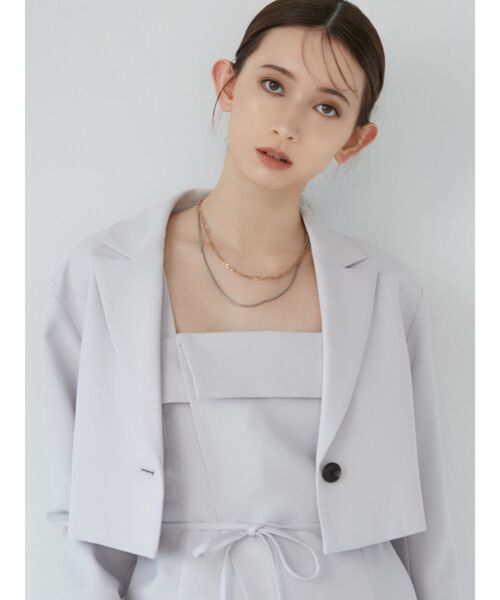 MURUA（ムルーア）の「ミックスチェーンネックレス（ネックレス・レディース・ゴールド/シルバー・FREE）」の5枚目の写真