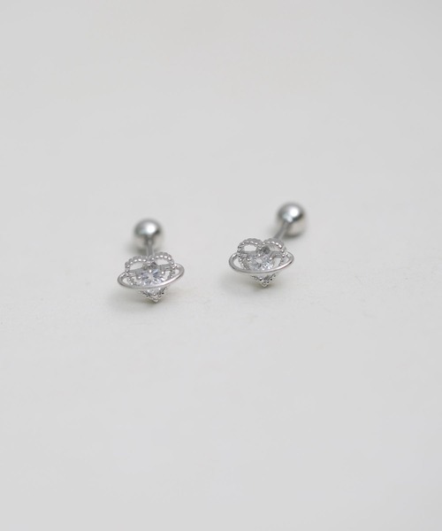 tone(トーン)の「【Peony/ピオニー】/サージカルステンレス 2種ハートモチーフピアス(ピアス(両耳用)・レディース・ゴールド系1/ゴールド系2/シルバー系2/その他2/その他1/シルバー系1・FREE)」の2枚目の写真