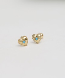 【Peony/ピオニー】/サージカルステンレス 2種ハートモチーフピアス