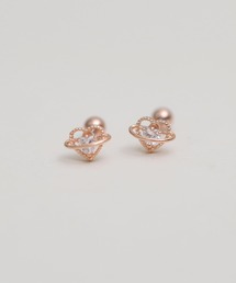 【Peony/ピオニー】/サージカルステンレス 2種ハートモチーフピアス