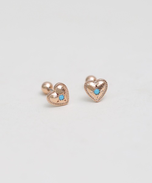 tone(トーン)の「【Peony/ピオニー】/サージカルステンレス 2種ハートモチーフピアス(ピアス(両耳用)・レディース・ゴールド系1/ゴールド系2/シルバー系2/その他2/その他1/シルバー系1・FREE)」の6枚目の写真