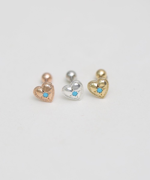 tone(トーン)の「【Peony/ピオニー】/サージカルステンレス 2種ハートモチーフピアス(ピアス(両耳用)・レディース・ゴールド系1/ゴールド系2/シルバー系2/その他2/その他1/シルバー系1・FREE)」の8枚目の写真