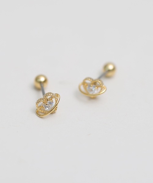 tone(トーン)の「【Peony/ピオニー】/サージカルステンレス 2種ハートモチーフピアス(ピアス(両耳用)・レディース・ゴールド系1/ゴールド系2/シルバー系2/その他2/その他1/シルバー系1・FREE)」の11枚目の写真
