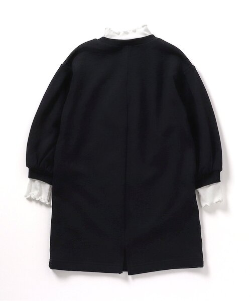 apres les cours（アプレレクール）の「レイヤード風アルファベットロゴワンピース（ワンピース・キッズ・ブラック/アイボリー/レッド・90/100/110/120/80/130/140）」の17枚目の写真