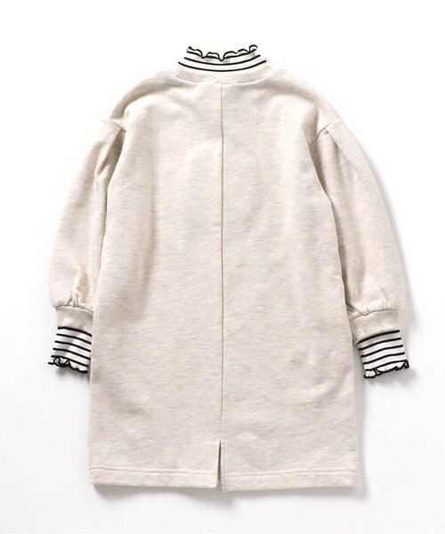 apres les cours（アプレレクール）の「レイヤード風アルファベットロゴワンピース（ワンピース・キッズ・ブラック/アイボリー/レッド・90/100/110/120/80/130/140）」の18枚目の写真