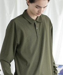 aimoha(�A�C���n)��aimoha men SIMPLE POLO SHIRT �n�[�t�{�^�� ���� �|���V���c(�|���V���c)