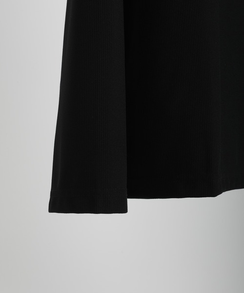 aimoha(アイモハ)の「aimoha men SIMPLE POLO SHIRT ハーフボタン 長袖 ポロシャツ(ポロシャツ・メンズ・ダークグレー/ホワイト/ブラック/カーキ・LARGE/X-LARGE/XX-LARGE/XXX-LARGE)」の6枚目の写真