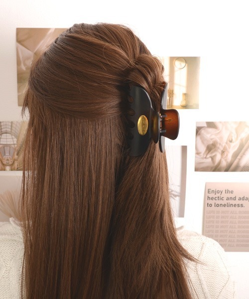 ⑦imac イマック 花束 べっ甲っぽい ヘアクリップ バレッタ 髪どめ髪飾り ⑦ 花束 べっ甲っぽい ヘアクリップ バレッタ 髪どめ髪飾り