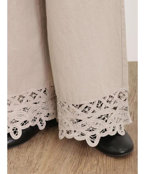 Samansa Mos2（サマンサ モスモス）の「裾バテンレース