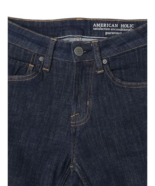 AMERICAN HOLIC（アメリカンホリック）の「【WEB限定】テーパードデニム(+3cm)（デニムパンツ・レディース・ワンウォッシュ/インディゴブルー/ライトインディゴブルー/ブルー系その他・XL/L/M/S/XS）」の16枚目の写真